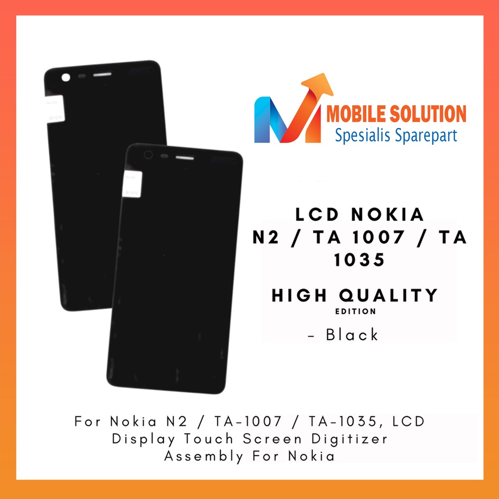 Grosir LCD Nokia N2  LCD Nokia TA-1007  LCD Nokia TA-1035 Universal ORIGINAL 100%  Fullset Touchscreen Garansi 1 Bulan + Packing / Bubbel