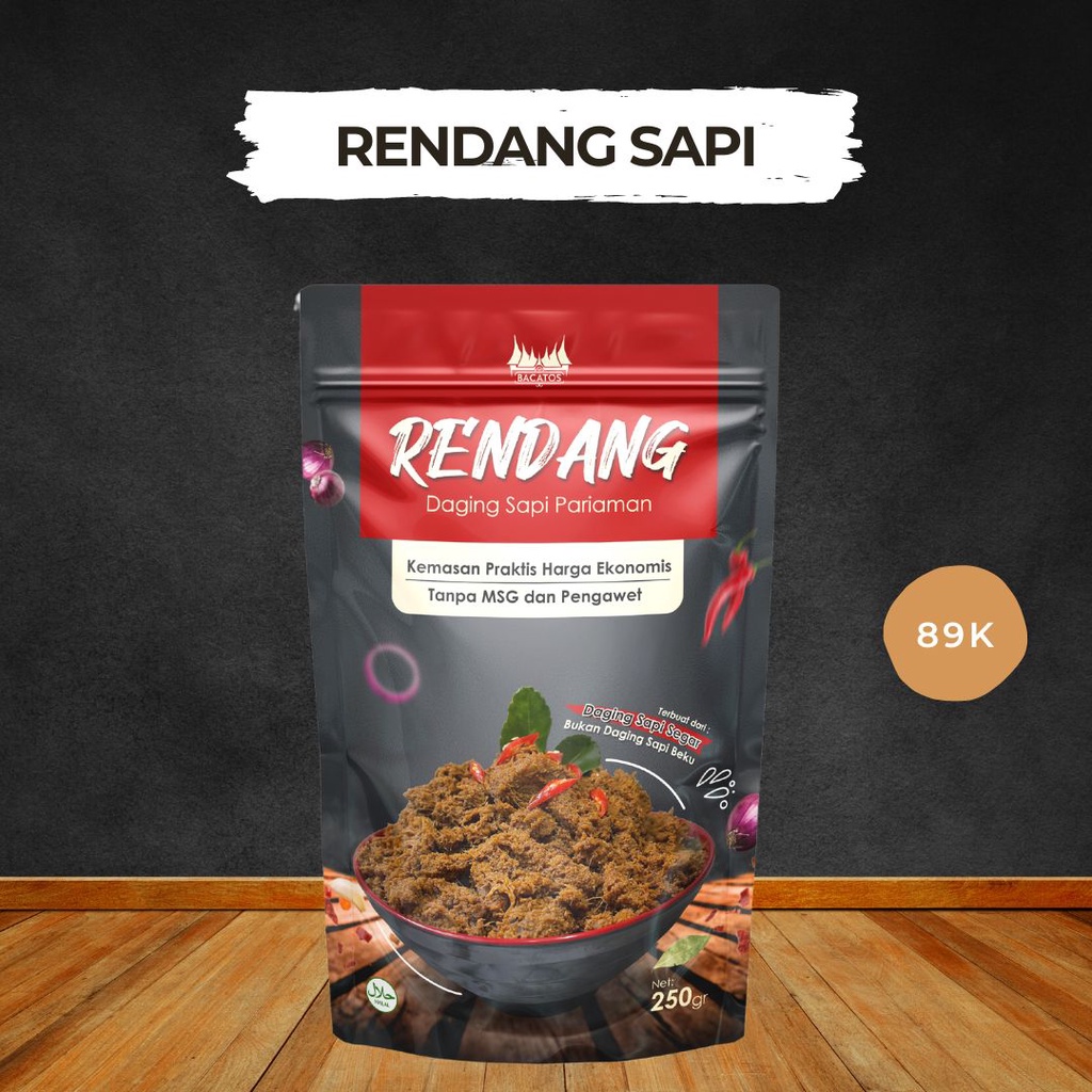 

[Bacatos] Rendang Daging Sapi