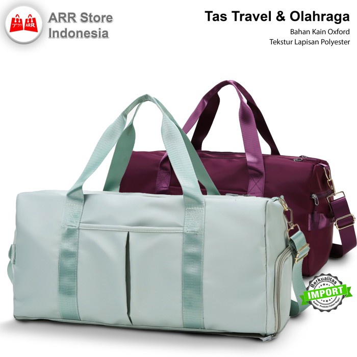 Tas Travel Penyimpanan Gym Fitnes Olahraga Sport Bag Pria Wanita Impor