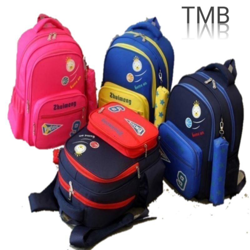 Tas Ransel Anak2 Tas Sekolah Bernapas Anak Ransel Multilayer Ruang Anak-anak Tas Ringan Desain Tas