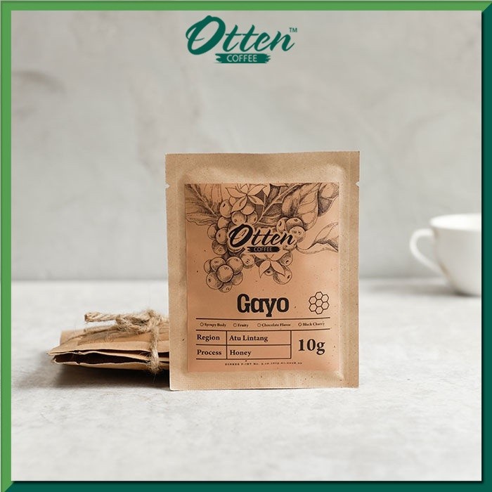 

Drip Coffee 10g Arabica Aceh Gayo Honey Process (4 Sachet)