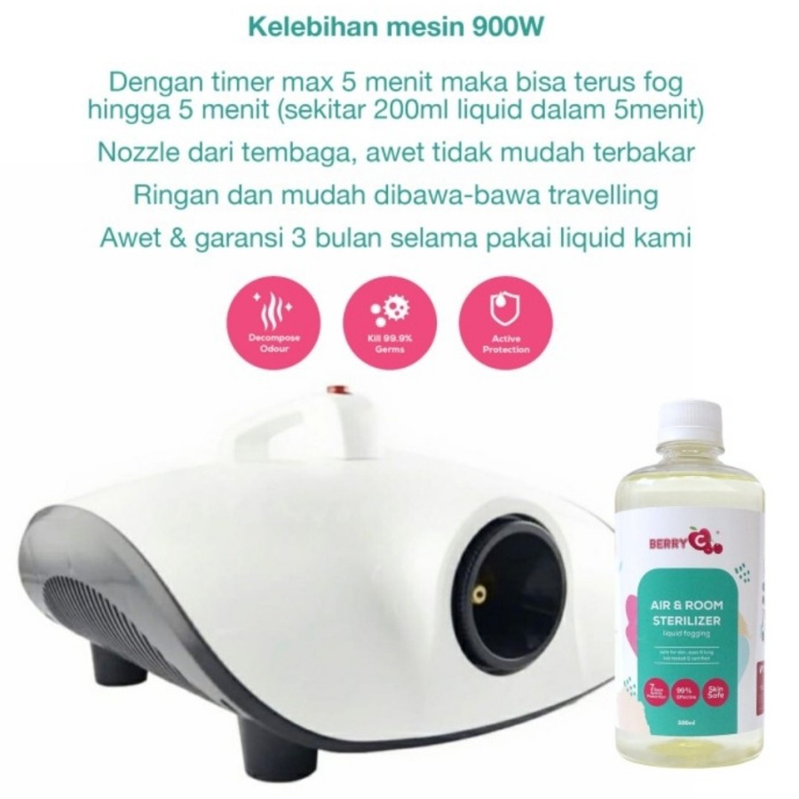 Berry C Paket Mesin Fogging 900W White