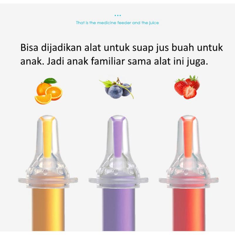 Pipet Obat Bayi Alat Tetes Bantu Makan Minum dan Obat Bayi Baby Milk &amp; Medicine Feeder Suntikan Pipet Drop Bayi DOT TETES Anak