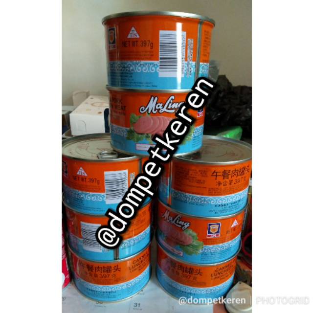 

(READY)MALING HAM BABI TTS 100% ORIGINAL / MAKANAN NON-HALAL / HAM BABI / MAKANAN KALENG HAM BABI