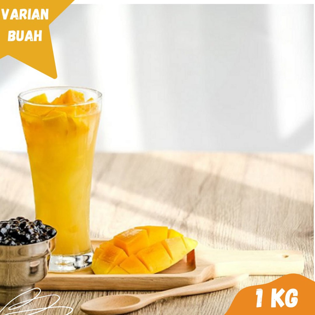 

BUBUK MINUMAN RASA BUAH 1KG /BUBUK MINUMAN RASA 1KG/ BUBUK MINUMAN RASA BUAH/ BUBUK MINUMAN KEKINIAN