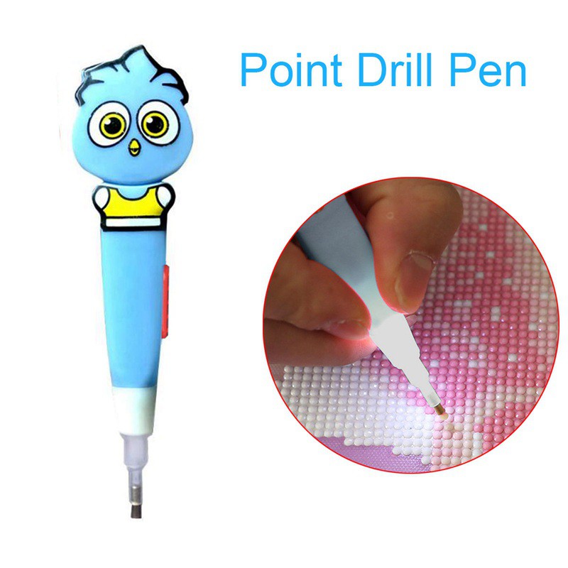 Diy Lukisan Diamond 5d Dengan Gambar Kartun Burung Hantu Warna