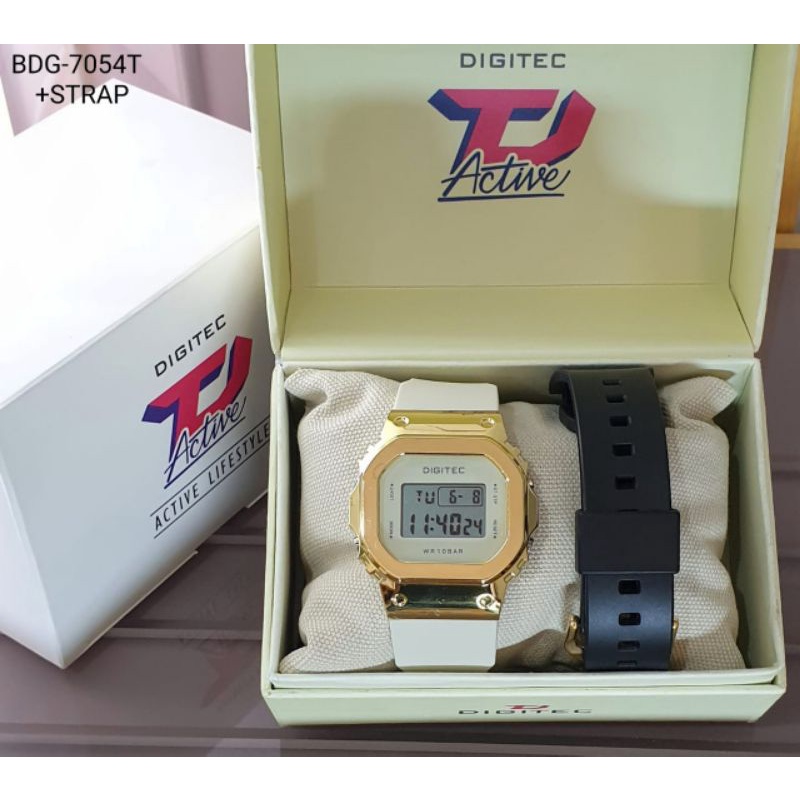 Jam Tangan Wanita Digital Digitec Original BDG-7054T Tahan Air Garansi Resmi 6 Bulan