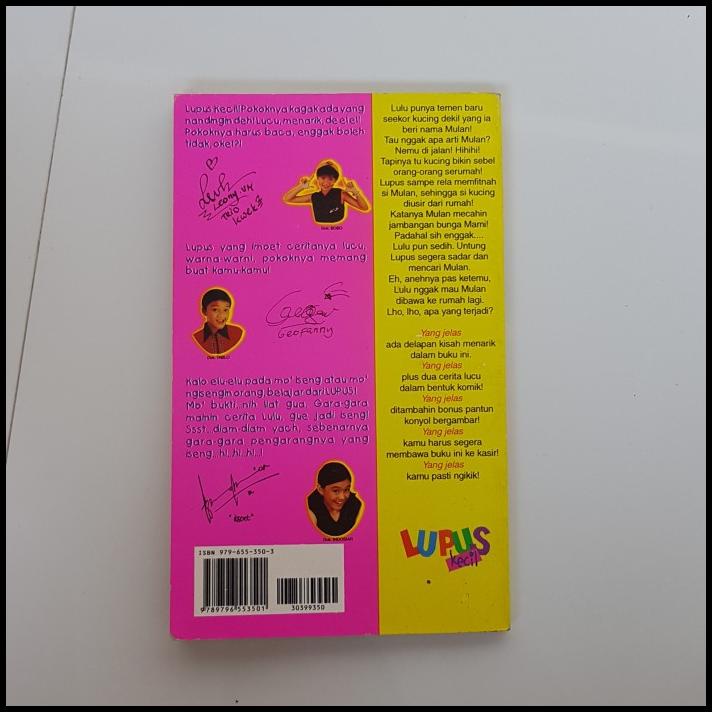 

Novel Lupus Kecil - Kucing Asuh Bernama Mulan - Hilman & Boim