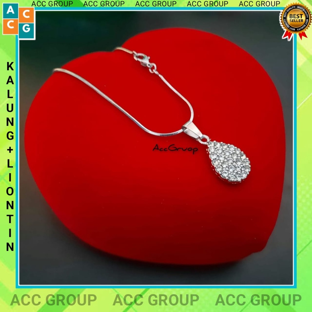 KALUNG LIONTIN FASHION WANITA ANTI KARAT BEST QUALITY