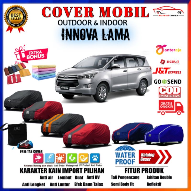 Cover Mobil Innova Lama / Sarung Tutup Mobil Toyota Kijang Inova / Selimut Penutup Pelindung Outdoor