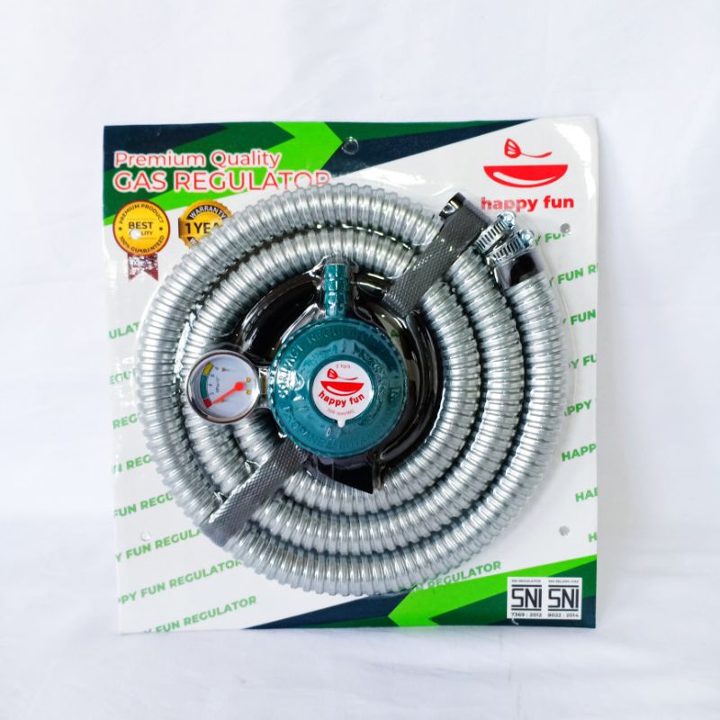 Selang regulator gas Happy Fun / Caisar / Qatar bisa untuk semua merk kompor gas