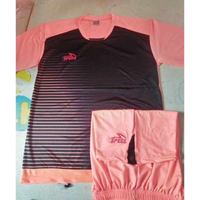 Setelan Futsal SPECS Pink Hitam