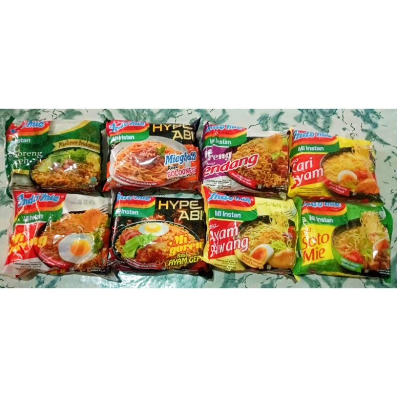 

Indomie All varian semua rasa ada 10 bungkus bisa campur