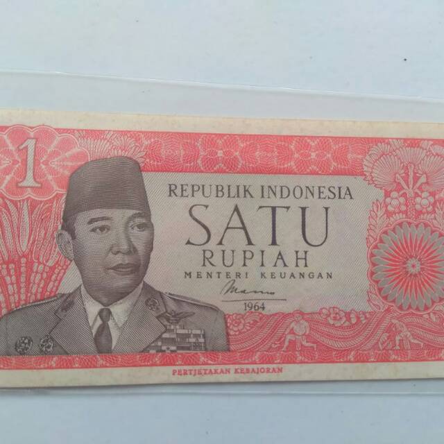 1 Rupiah tahun 1964