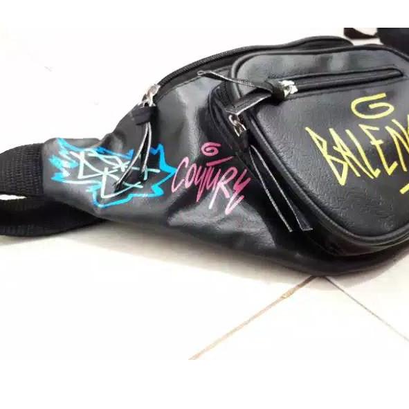 [PRODUK QSAAR] WAISTBAG BALENCIAGA - TAS SLEMPANG - TAS PRIA - TAS COWO DSF