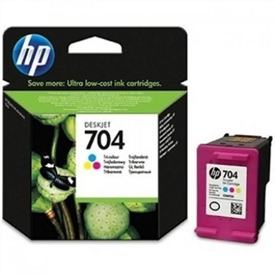 Tinta HP 704 Colour Ink Cartridge - For 2010, 2060 / Color Original