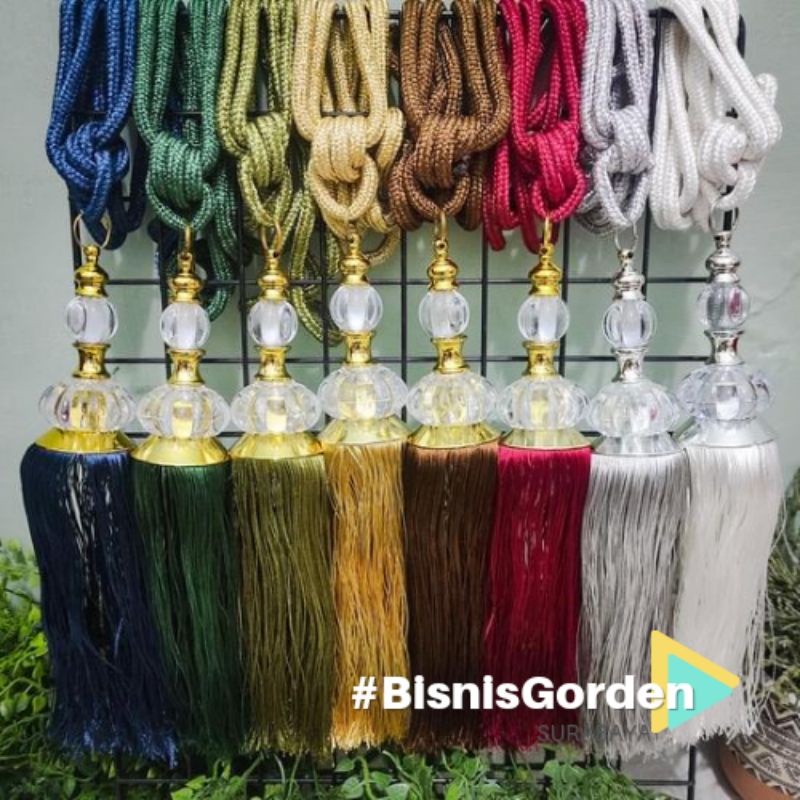 Tali Gorden Model Kristal Piramid Murah Harga Satuan