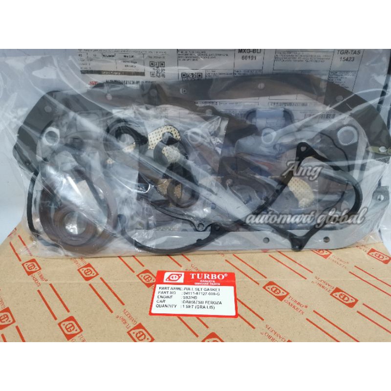 packing full set feroza 1.6 espass s92 1600cc merk turbo gasket