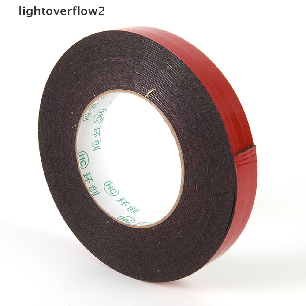 (Light2) Double Tape Kuat Permanen Panjang 10m Dengan Garis Merah