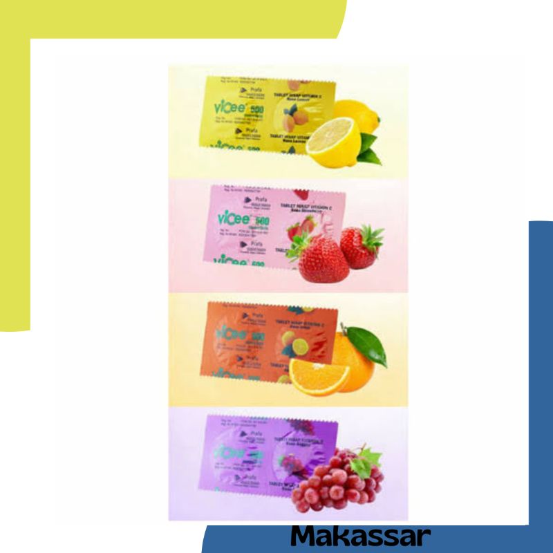 VICEE VITAMIN C 500MG ALL VARIAN PERSTRIP