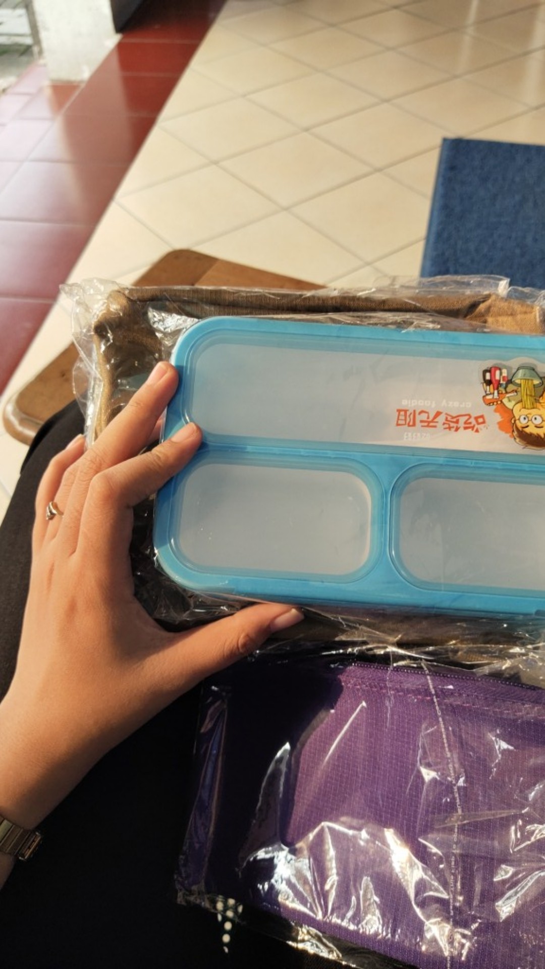 Kotak Bekal Makanan Lunch Box Yooyee Mini 3 Sekat Tempat Penyimpan Makanan Anti Tumpah