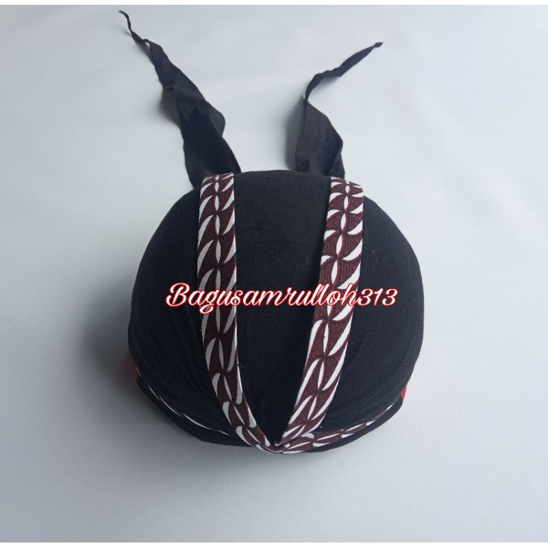 Blangkon Jogja Samurai Putih Sliwir // Blangkon jogja // Blangkon // Topi // Aksesoris Putih