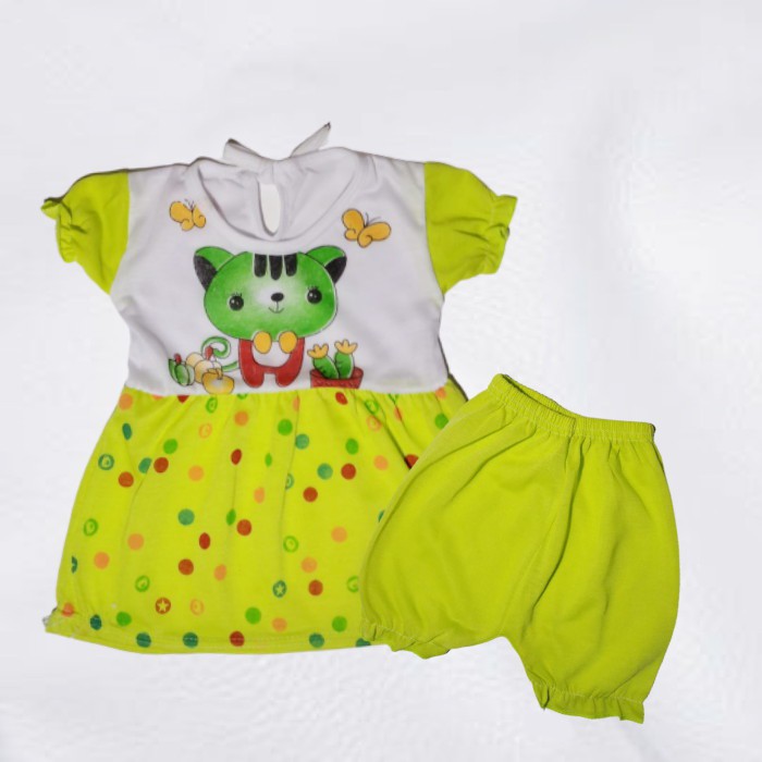 Setelan Baju Bayi Perempuan | Dress Bayi | Pakaian Anak Perempuan Murah