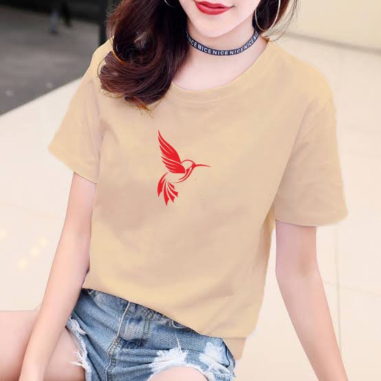 YOURSTYLE1119 - KAOS HUMMINGBIRD BAJU KAOS WANITA DISTRO UNISEX OVERSIZE PRIA JUMBO CASUAL KEKINIAN