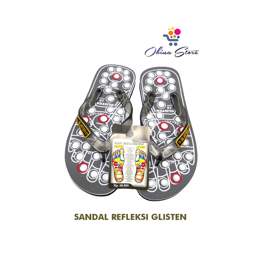  SANDAL  REFLEKSI REMATIK  KESEHATAN GLISTEN  SWISS Shopee 