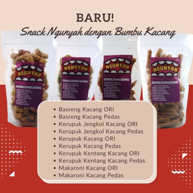 

Snack Ngunyah bumbu Kacang