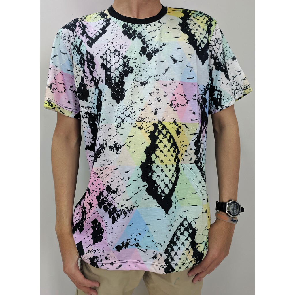 Kaos Pria  / T-Shirt - Baju Kaos Printing 3D A43 Import Bangkok SPOON