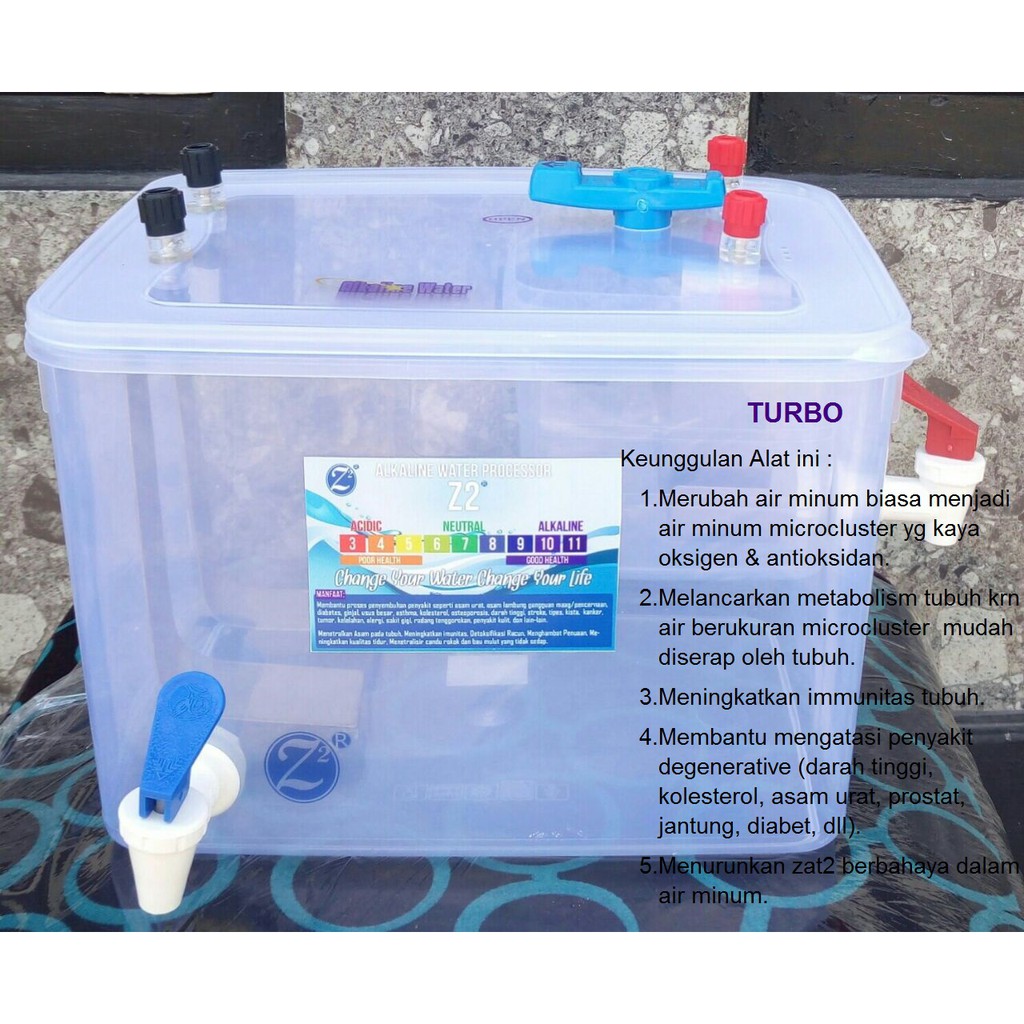 New Alkaline Water Processor JUMBO Turbo 8.4 Mesin Prosesor Air Alkali Turbo 8.4