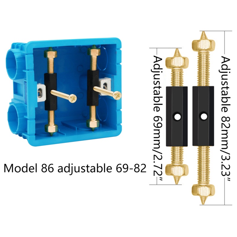 Bt 10x Kaset Repairer Perbaikan Kotak Listrik Untuk Reparasi Switch Box Tempel Dinding