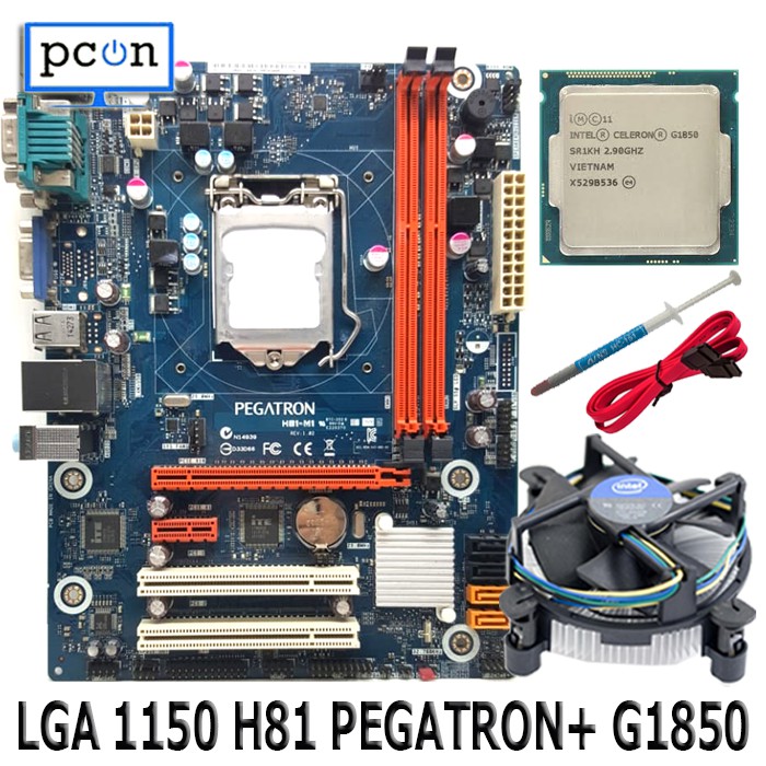 Mainboard Mobo Motherboard LGA 1150 H81 PEGATRON G1850 DAN FAN