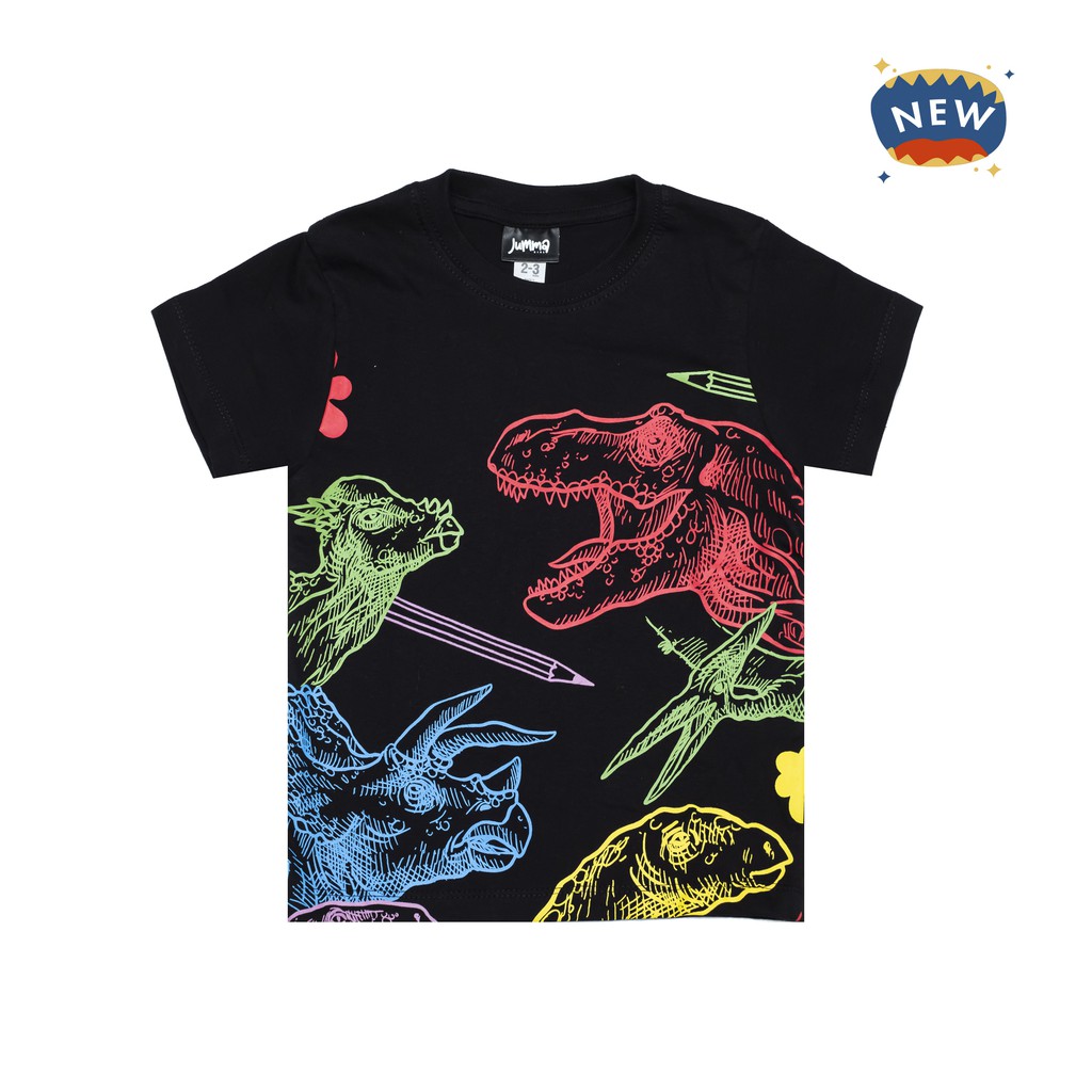 

Jummakids Sketchy Dino Printed Tshirt Anak