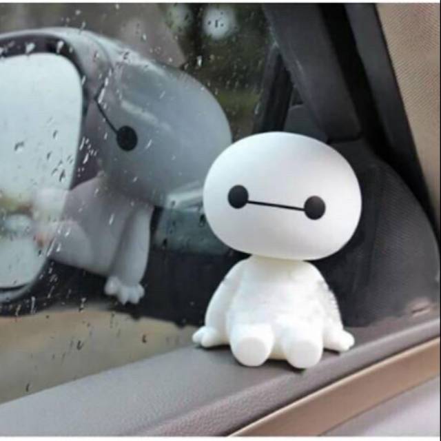 Boneka Pajangan Mobil Baymax Shake Head Toy