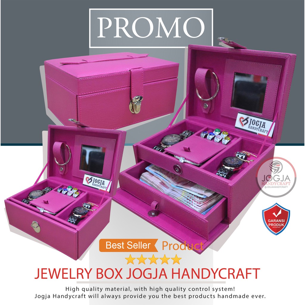 Full Fanta Jewelry Box / Kotak Tempat Perhiasan &amp; Accesories