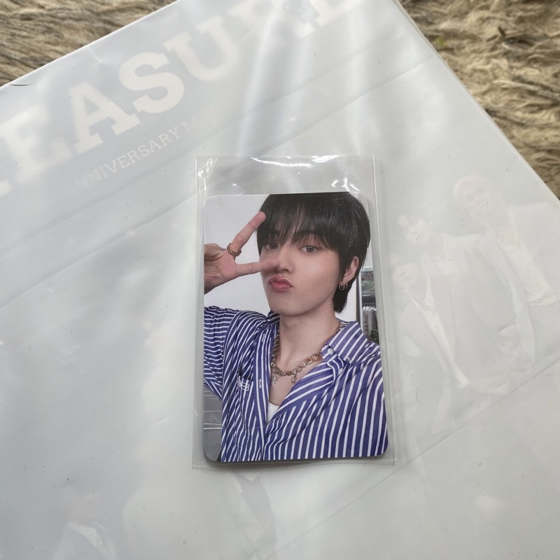 TREASURE 2ND ANNIVERSARY MAGAZINE POB KTOWN BENEFIT HARUTO PHOTOCARD MAJALAH JIHOON HYUNSUK DOYOUNG 