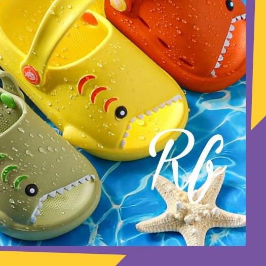 ❈ sandal import anak/ sandal hiu anak/ sandal Baby Shark RF ✼