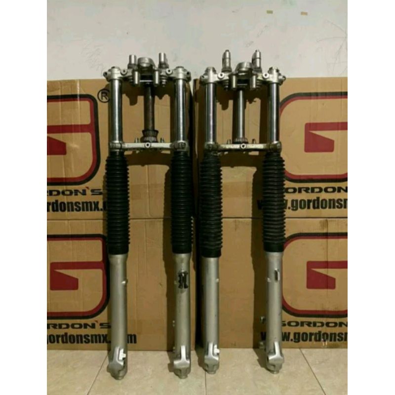 tele teleskopik shock depan kawasaki klx L original