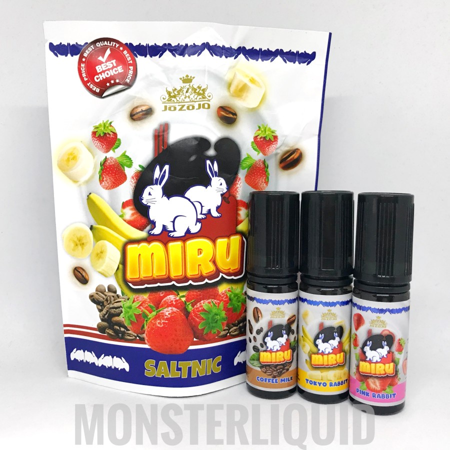 SALT MIRU SALTNIC PACK BY JOZOJO BREW 20MG 15ML X 3 PCS