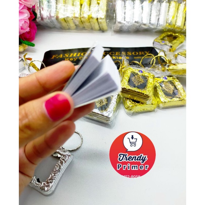 Gantungan kunci Al Quran Silver/Gold isi 12pcs