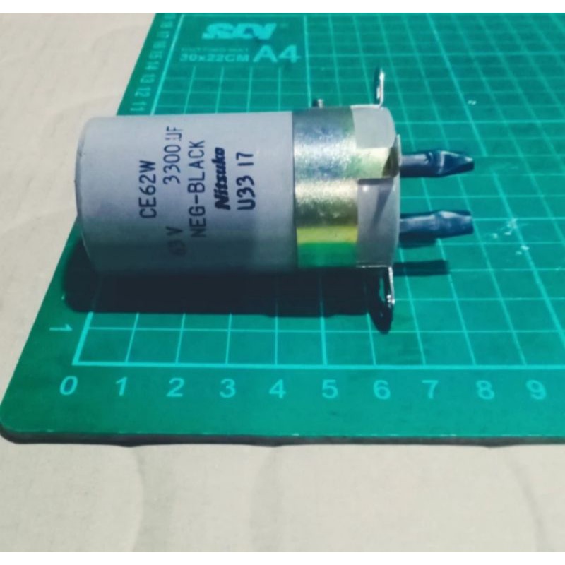 elko Nitsuka EC62W- 63V - 3300UF -NEG -BLACK