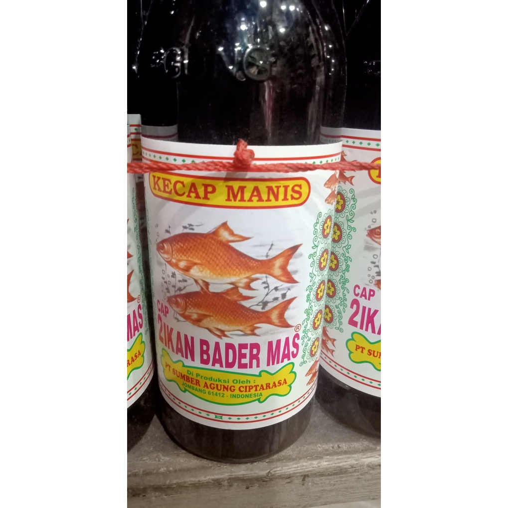 

Kecap manis bader 600ml Yolins aneka bahan pangan