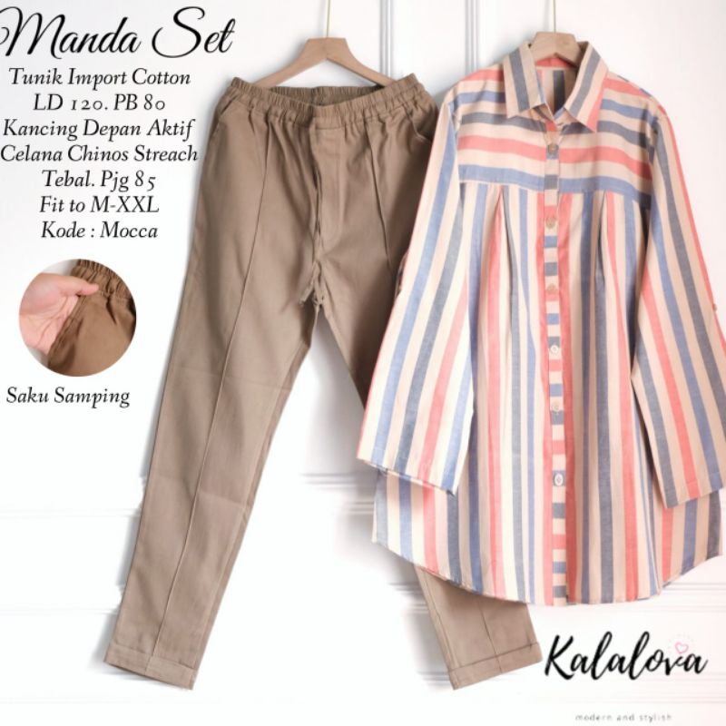 MANDA SET BY KALALOVA