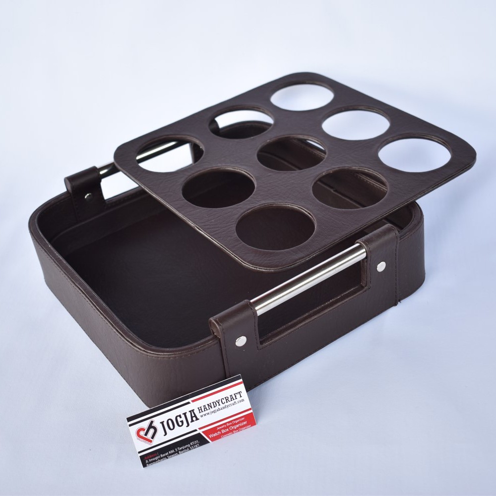 Baki 2 Fungsi Nampan Air mineral dan nampan serbaguna / tray aqua / tempat aqua Coklat