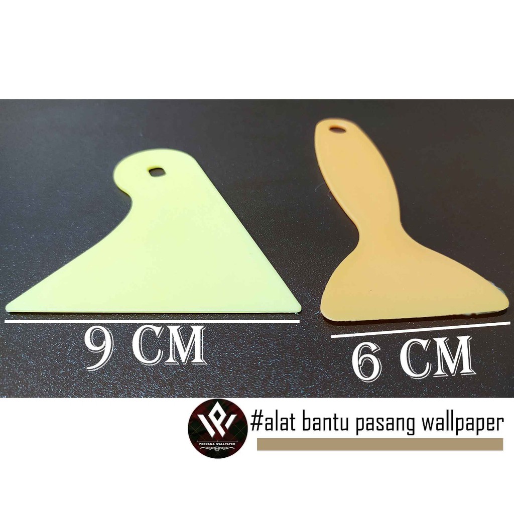 Alat Bantu Pasang Wallpaper Sticker Dinding - Kaca - Solusi Dekorasi - Kape - Scrap