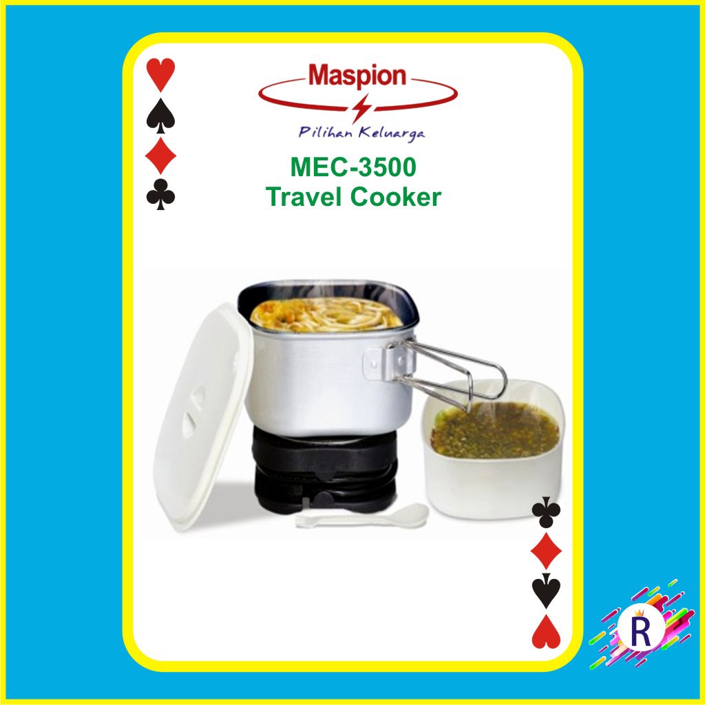Maspion MEC-3500 Travel Cooker Alat Masak Serba Guna MEC3500 Garansi Resmi