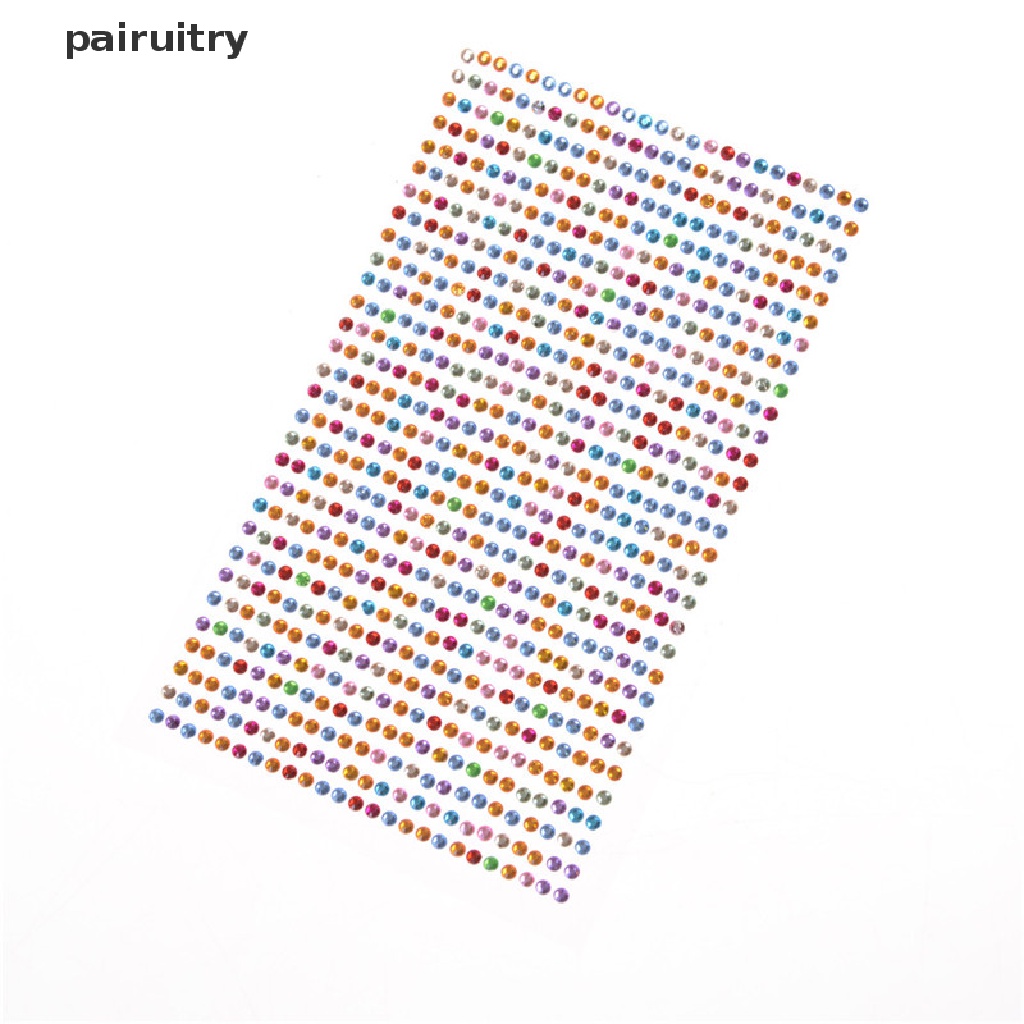 Prt Stiker Kristal Berlian Imitasi Blingbling DIY Untuk Dekorasi Handphonepcmobil PRT