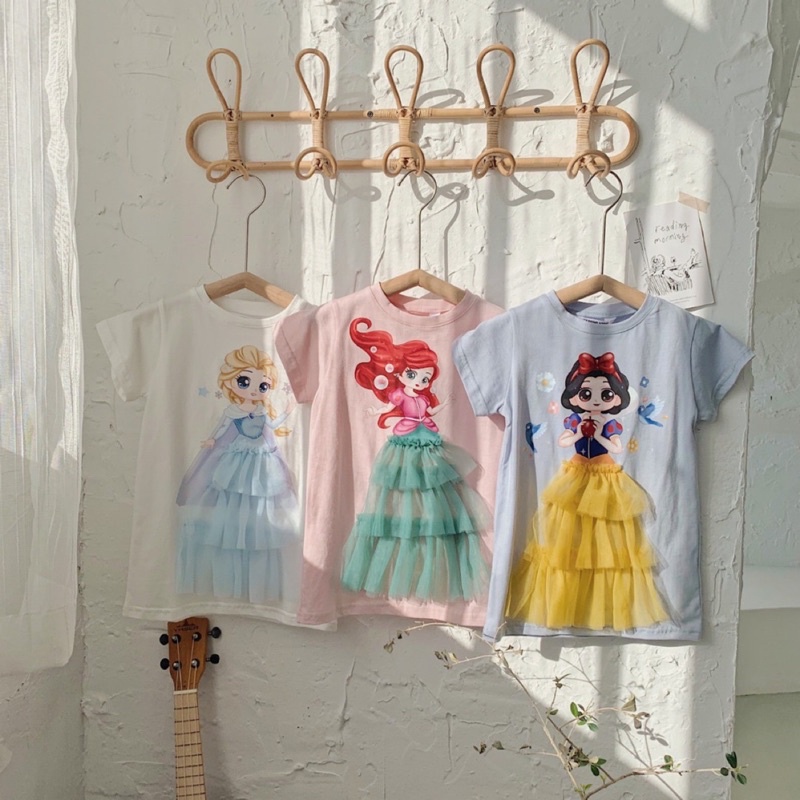 Princess daily dress / dress elsa frozen/ dress anak perempuan